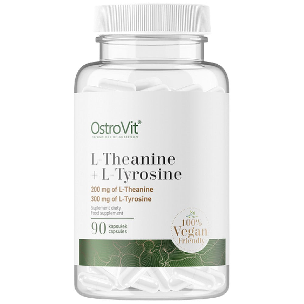 L-théanine + L-Tyrosine/Vege 90 Capsules
