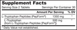 L-tryptophane peptide 60 comprimés