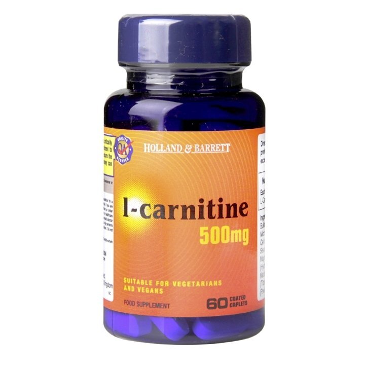 L-Carnitine 500mg 60 comprimés Holland & Barrett