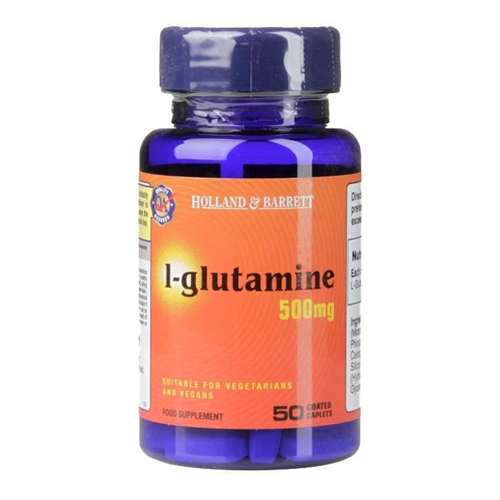 L-glutamine 500 mg 50 comprimés Holland & Barrett
