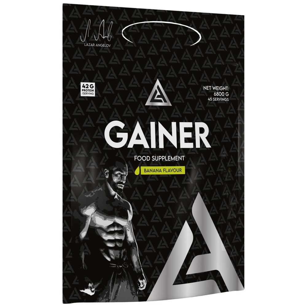 La Gainer | Gain de masse riche en protéines avec la créatine et le complexe à base de plantes pour hommes - 6800 grammes