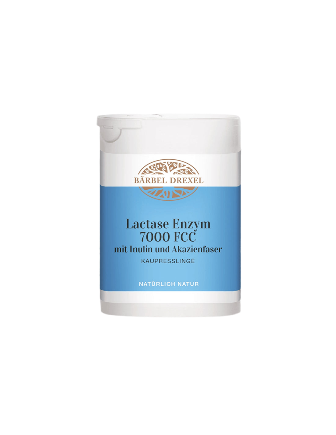 Lactase Enzym 7000 FCC avec Inuline et Akazienfaser/ Enzyme Lactase, 75 comprimés à croquer <tc>Bärbel Drexel</tc>