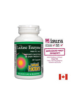 Enzyme lactase 250 mg - 60 capsules