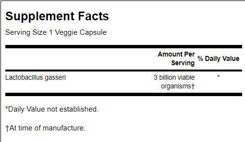 Lactobacillus gasseri 3 milliards de CFU - 60 capsules