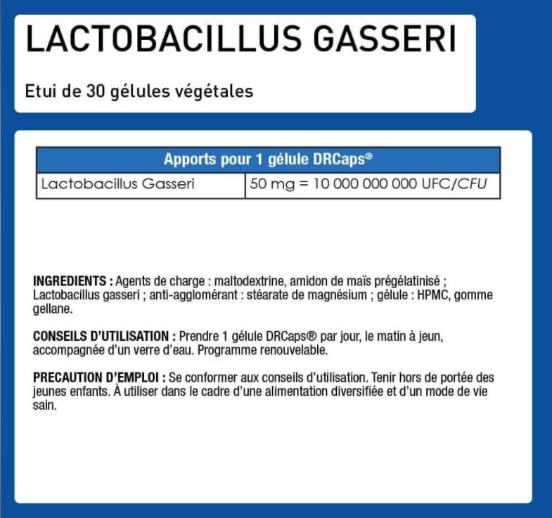 Lactobacillus gasseri - 30 capsules