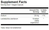 Lactobacillus plantarum/L plantarum - 30 capsules