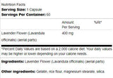 Fleur de lavande 400 mg 60 capsules