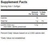 Capsules de gel non GMO de lécithine non-OGM