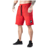 <tc>Legal Power</tc> Short Barcode Ottomix en maille de pluie tricotée/Short d'entraînement/Rouge - Rouge