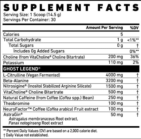 Legend v3 | Formule pré-entraînement - 420 grammes