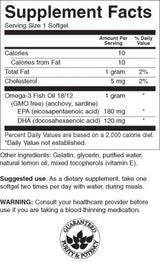 Saveur de citron oméga 3 1000 mg - 150 capsules de gel