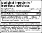 Lion's Mane Extrait 600 mg - 60 capsules