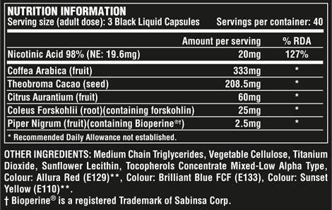 Capsules Lipo 6 Black 120