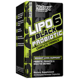 Lipo 6 Black Probiotic | Formule complète avec enzymes prébiotiques + digestives - 30 capsules