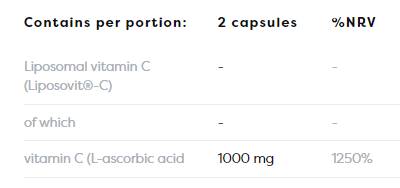 Vitamine liposomale C 1000 mg - 120 capsules
