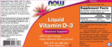 Vitamine liquide D-3/100 UI par goutte - 60 ml