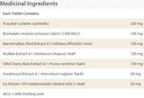 Santé des poumons, bronchiques et des sinus 650 mg 45 comprimés