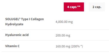Collagène Max | Solugel® avec l'acide hyaluronique et la vitamine C - 180 capsules