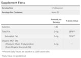 Huile MCT | 100% certifié biologique - 473 ml