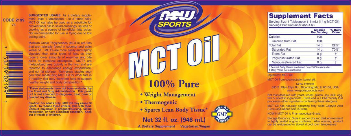 Huile MCT - 473 ml