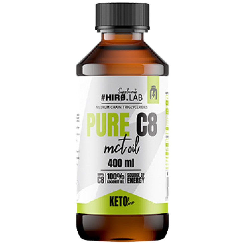 Huile MCT | Pure C8 - Source d'énergie Keto - 400 ml