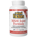 Formule d'articulation MSM 840 mg - 240 capsules