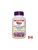 Maca pour hommes x 60 capsules <tc>Webber Naturals</tc>