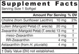 Facteurs de protection de la macula - 30 capsules de gel