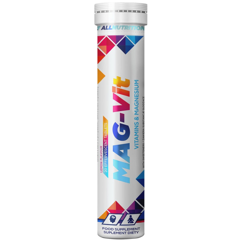 MAG-VIT | Magnésium et vitamines effervescents - 20 comprimés solubles