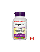Magnésium 250 mg x 100 comprimés <tc>Webber Naturals</tc>