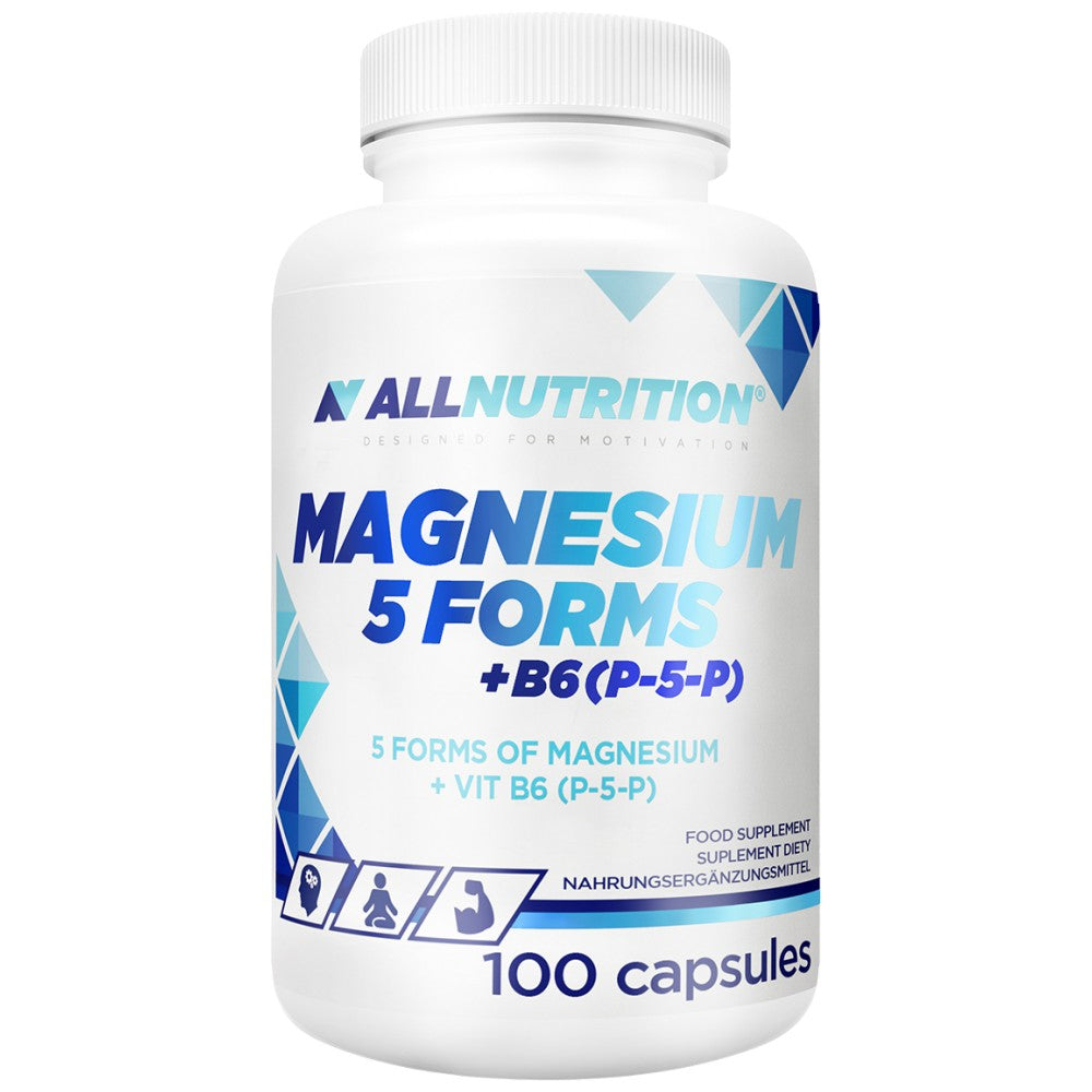 Magnésium 5 Formes + B6 P-5-P - 100 capsules