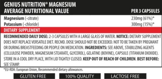 Magnésium - 90 capsules