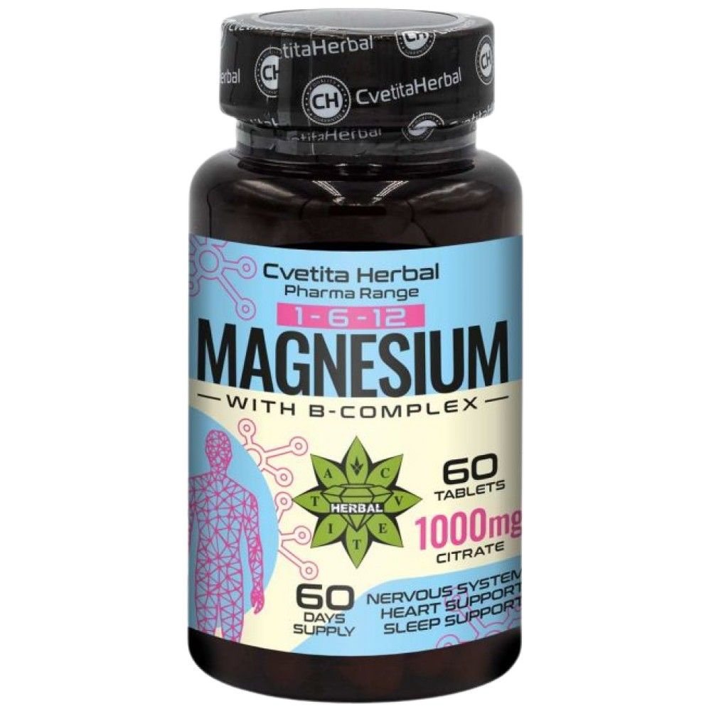 Magnésium + b - complexe - 60 comprimés