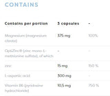 Balance en magnésium et détente - 90 capsules