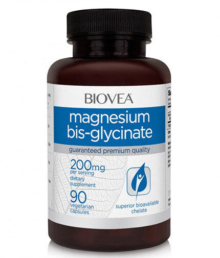 Bis-glycinate de magnésium 200 mg/90 Caps
