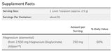 Magnésium Bisglycinate Powder - 227 grammes