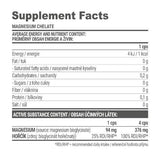 Capsules de chélate de magnésium 120