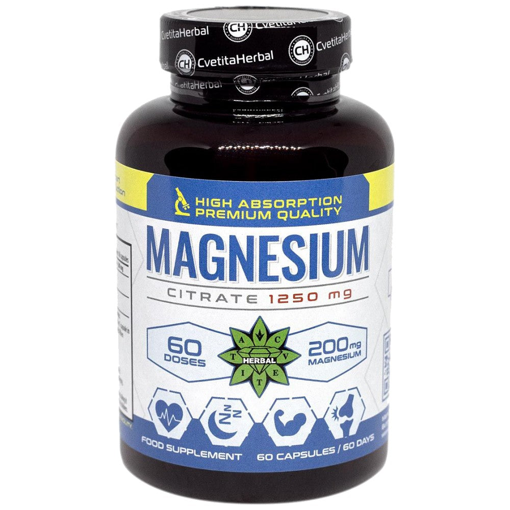 Magnésium Citrate 200 mg - 60 capsules