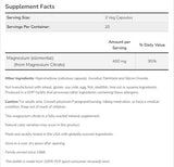 Citrate de magnésium 400 mg - 120 capsules