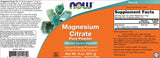 Poudre de citrate de magnésium - 227 grammes