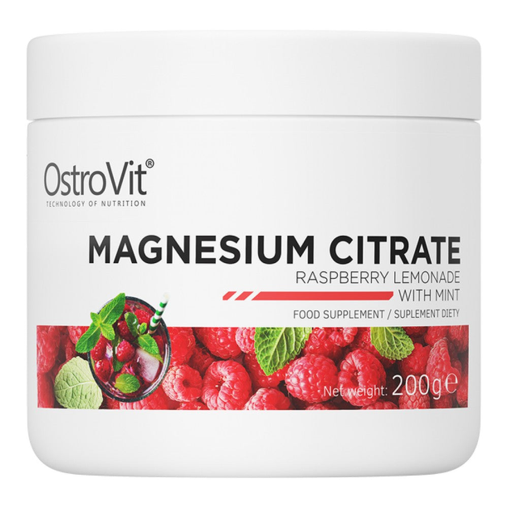 Poudre de citrate de magnésium | 200 grammes aromatisés