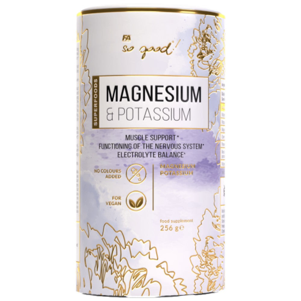 Magnésium et potassium avec stévia | Si bon! Série - 256 grammes