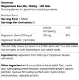 Magnésium taurate 100 mg - 120 comprimés