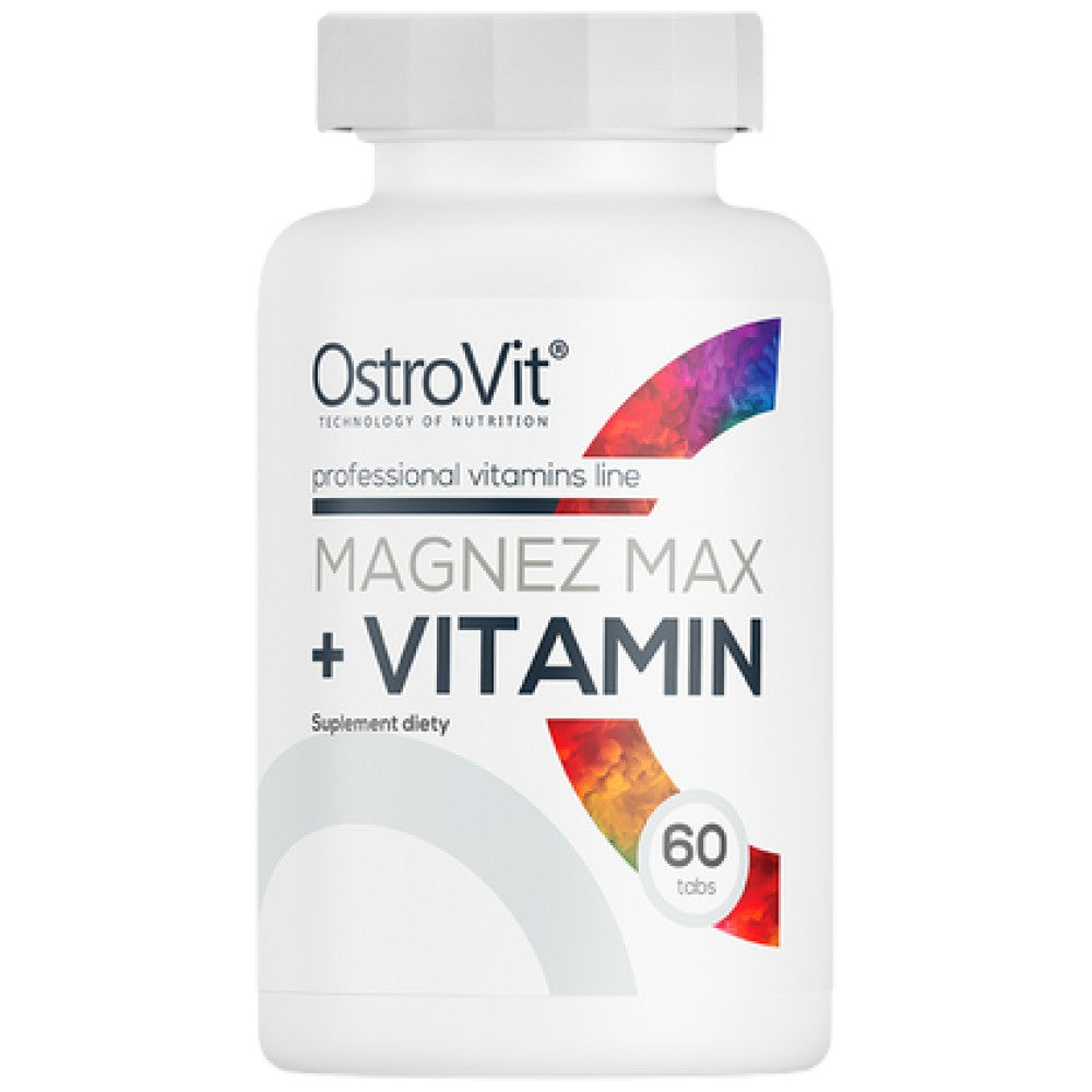 Magnez Max + Vitamine 60 comprimés