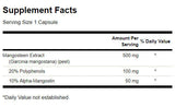 Mangoustan standardisé 500 mg - 90 capsules