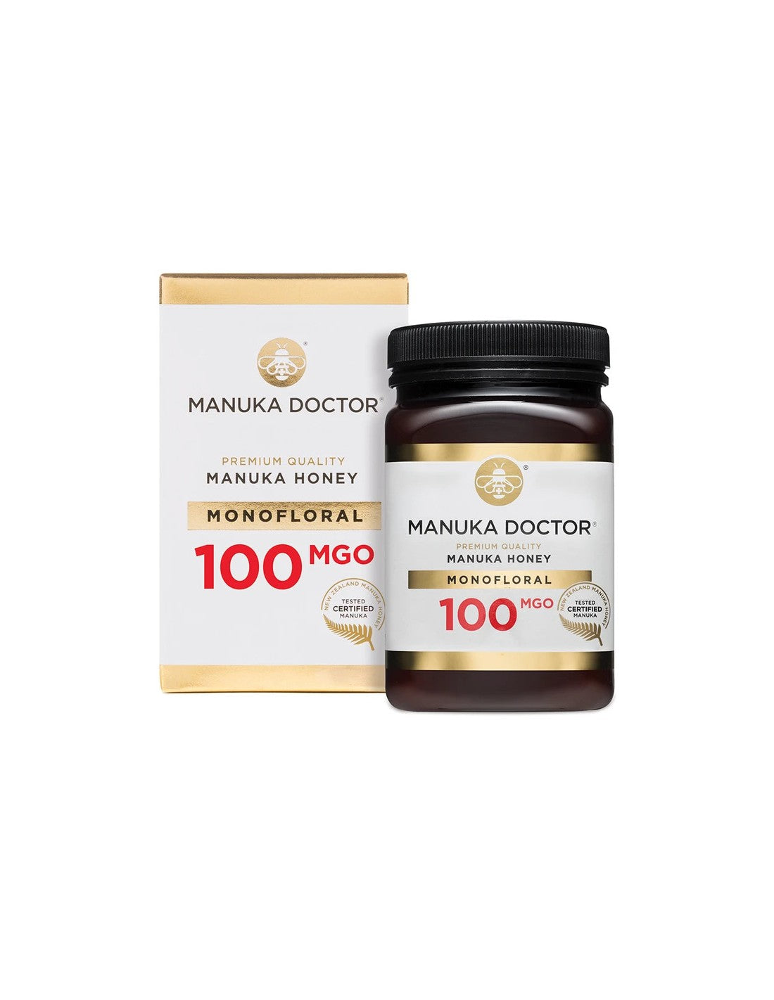 Manuka miel monofloral mgo 100, 250 g