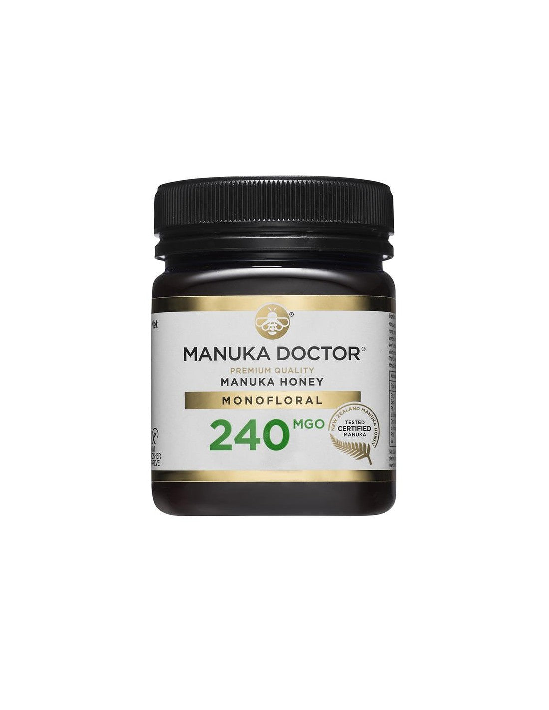 Manuka miel monofloral mgo 240, 250 g