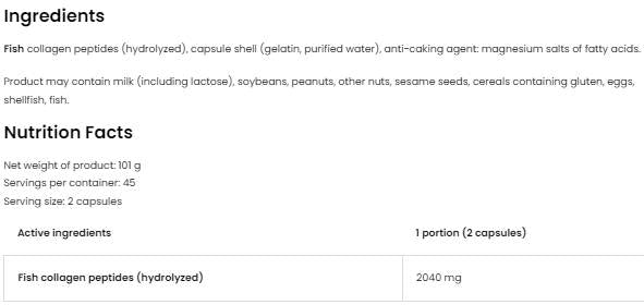 Collagène marin 2040 90 capsules