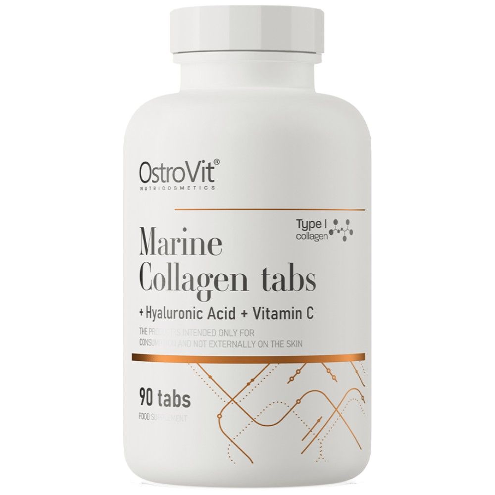 Collagène marin/+ acide hyaluronique et vitamine C - 90 comprimés