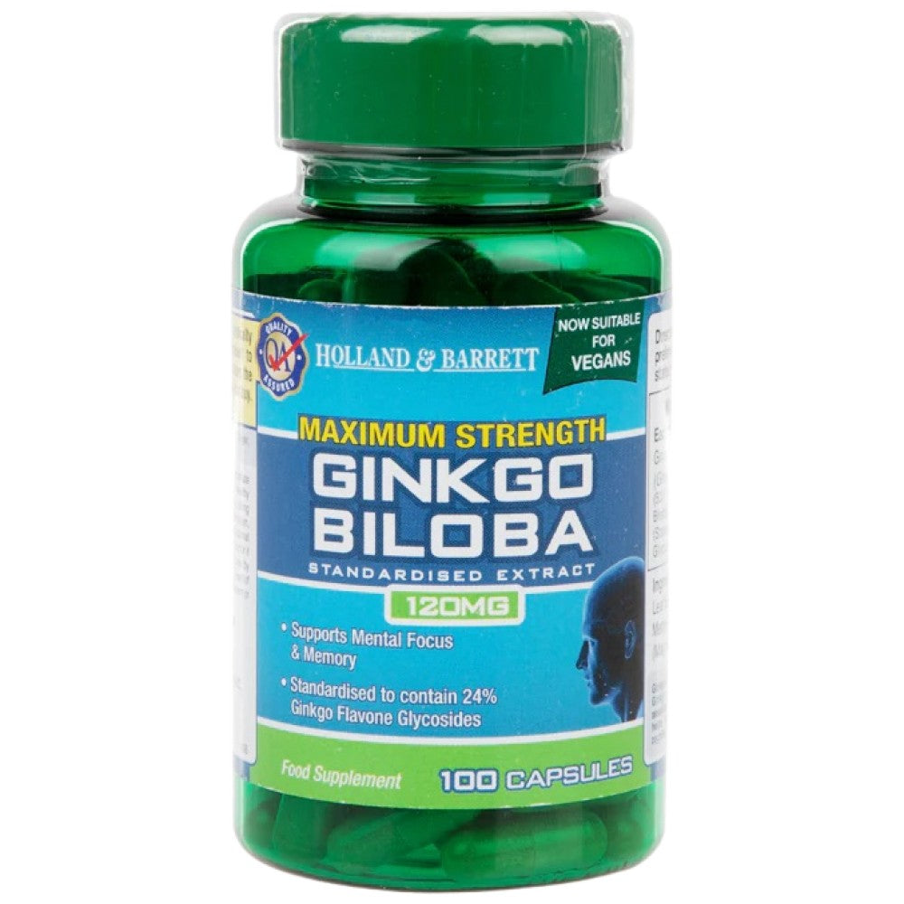 Résistance maximale ginkgo biloba 120 mg - 100 capsules